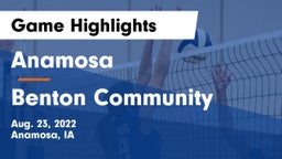 Anamosa  vs Benton Community Game Highlights - Aug. 23, 2022