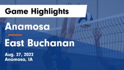Anamosa  vs East Buchanan  Game Highlights - Aug. 27, 2022