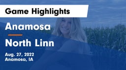 Anamosa  vs North Linn  Game Highlights - Aug. 27, 2022