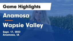 Anamosa  vs Wapsie Valley  Game Highlights - Sept. 17, 2022