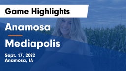 Anamosa  vs Mediapolis  Game Highlights - Sept. 17, 2022