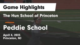 The Hun School of Princeton vs Peddie School Game Highlights - April 4, 2023