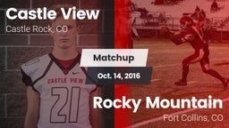 Matchup: Castle View vs. Rocky Mountain  2016