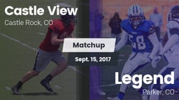 Matchup: Castle View vs. Legend  2017