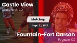 Matchup: Castle View vs. Fountain-Fort Carson  2017