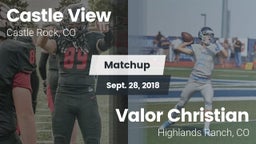 Matchup: Castle View vs. Valor Christian  2018