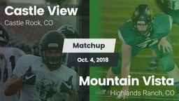 Matchup: Castle View vs. Mountain Vista  2018
