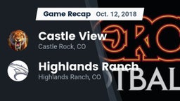 Recap: Castle View  vs. Highlands Ranch  2018