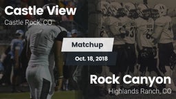 Matchup: Castle View vs. Rock Canyon  2018
