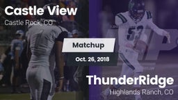 Matchup: Castle View vs. ThunderRidge  2018