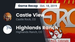Recap: Castle View  vs. Highlands Ranch  2019