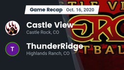 Recap: Castle View  vs. ThunderRidge  2020