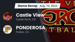 Recap: Castle View  vs. PONDEROSA  2022