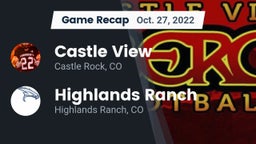 Recap: Castle View  vs. Highlands Ranch  2022