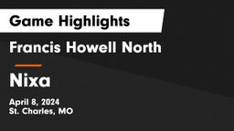 Francis Howell North  vs Nixa  Game Highlights - April 8, 2024