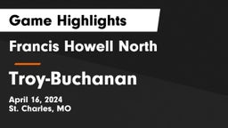 Francis Howell North  vs Troy-Buchanan  Game Highlights - April 16, 2024