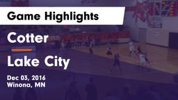 Cotter  vs Lake City  Game Highlights - Dec 03, 2016