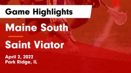 Maine South  vs Saint Viator  Game Highlights - April 2, 2022