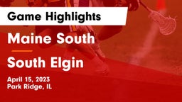 Maine South  vs South Elgin  Game Highlights - April 15, 2023