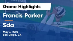 Francis Parker  vs Sda Game Highlights - May 6, 2022