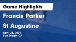 Francis Parker  vs St Augustine Game Highlights - April 25, 2024