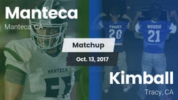 Matchup: Manteca  vs. Kimball  2017