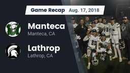 Recap: Manteca  vs. Lathrop  2018