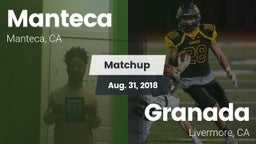 Matchup: Manteca  vs. Granada  2018
