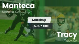 Matchup: Manteca  vs. Tracy  2018