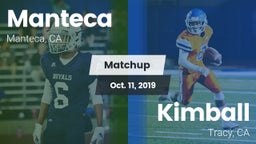 Matchup: Manteca  vs. Kimball  2019