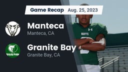 Recap: Manteca  vs. Granite Bay  2023