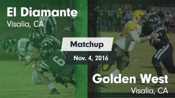Matchup: El Diamante High vs. Golden West  2016
