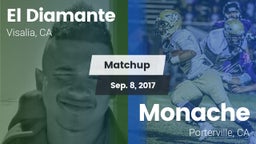 Matchup: El Diamante High vs. Monache  2017