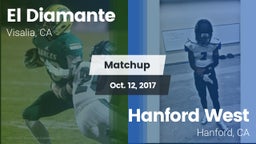 Matchup: El Diamante High vs. Hanford West  2017