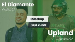 Matchup: El Diamante High vs. Upland  2018