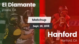 Matchup: El Diamante High vs. Hanford  2018
