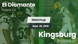 Matchup: El Diamante High vs. Kingsburg  2019