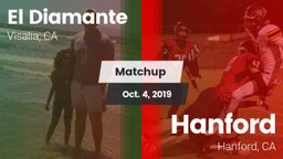 Matchup: El Diamante High vs. Hanford  2019
