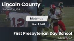 Matchup: Lincoln County High vs. First Presbyterian Day School 2017