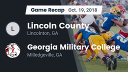 Recap: Lincoln County  vs. Georgia Military College  2018