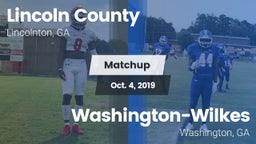 Matchup: Lincoln County High vs. Washington-Wilkes  2019
