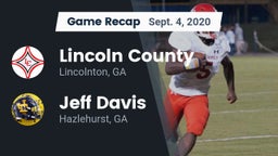 Recap: Lincoln County  vs. Jeff Davis  2020
