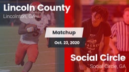 Matchup: Lincoln County High vs. Social Circle  2020