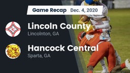 Recap: Lincoln County  vs. Hancock Central  2020