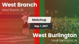 Matchup: West Branch High vs. West Burlington  2017