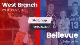 Matchup: West Branch High vs. Bellevue  2016