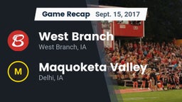 Recap: West Branch  vs. Maquoketa Valley  2017