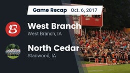 Recap: West Branch  vs. North Cedar  2017