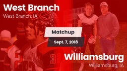 Matchup: West Branch High vs. Williamsburg  2018