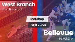 Matchup: West Branch High vs. Bellevue  2018